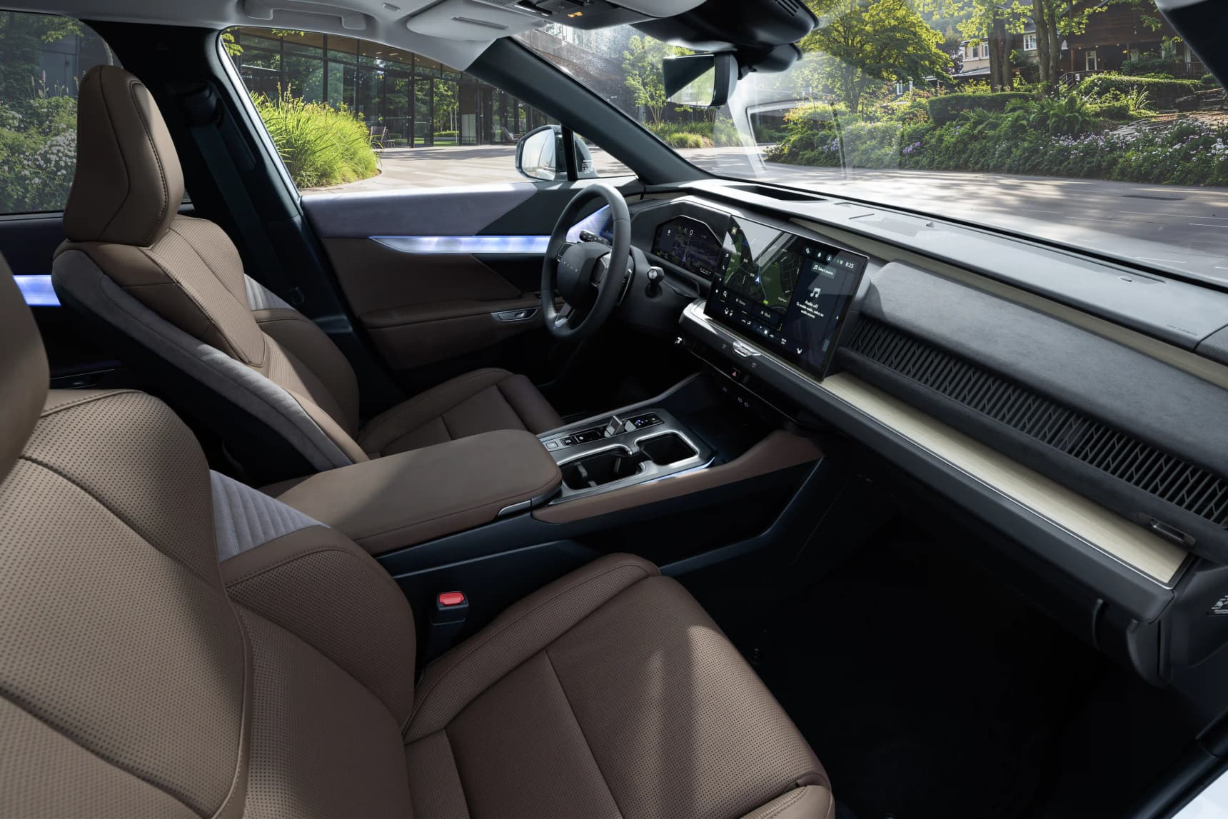 The Lexus TZ is an all-electric six-seat SUV that wants to be a driving lounge