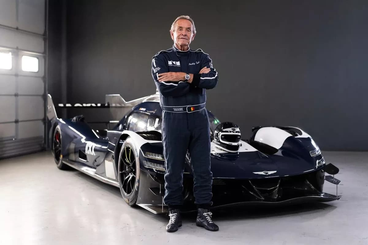 Jacky Ickx drives Genesis GMR-001 Hypercar at Paul Ricard