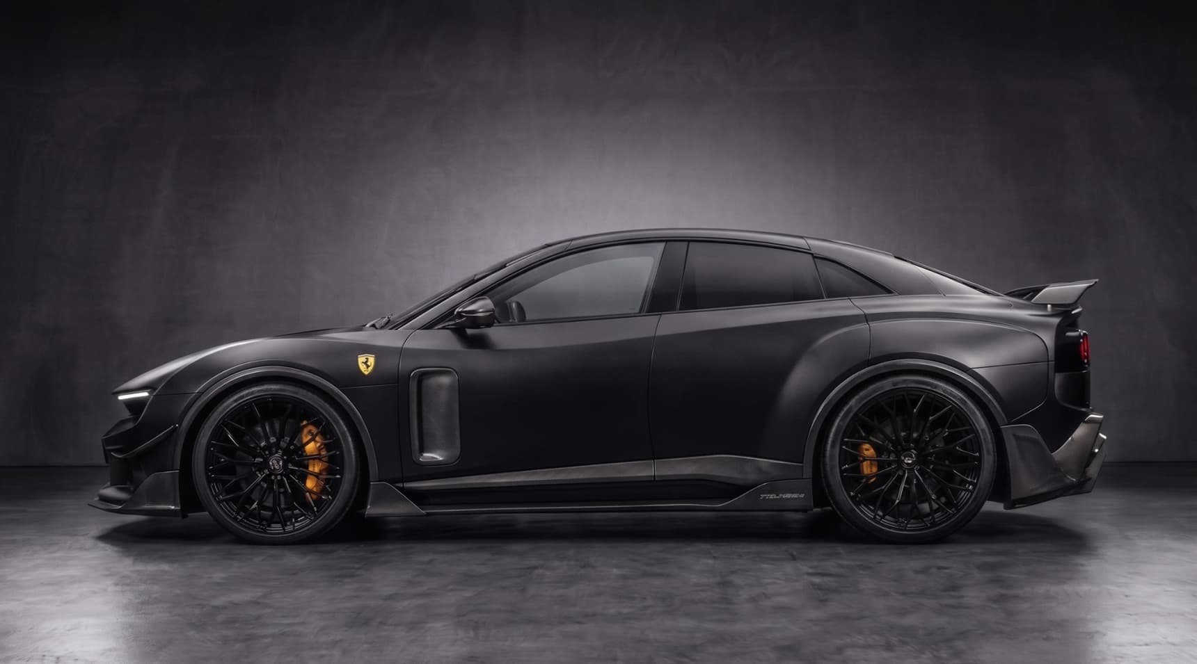 Ferrari Luce by Venuum Black shows aggressive EV makeover