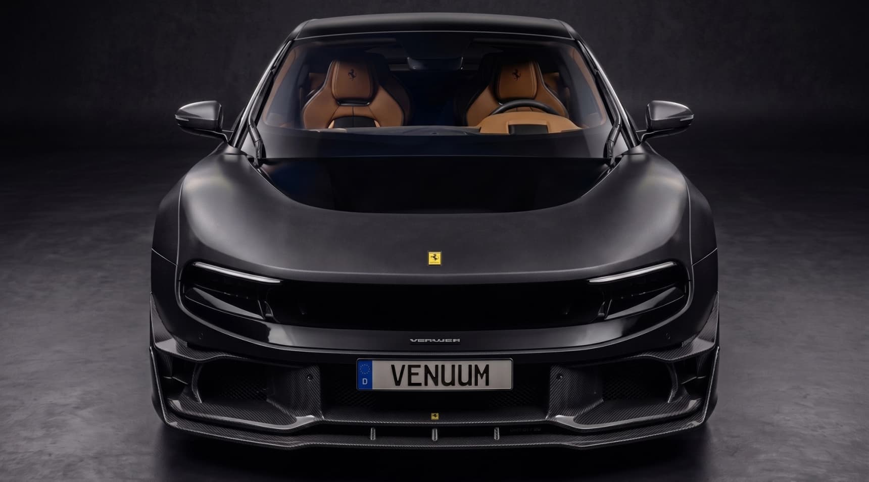 Ferrari Luce by Venuum Black shows aggressive EV makeover