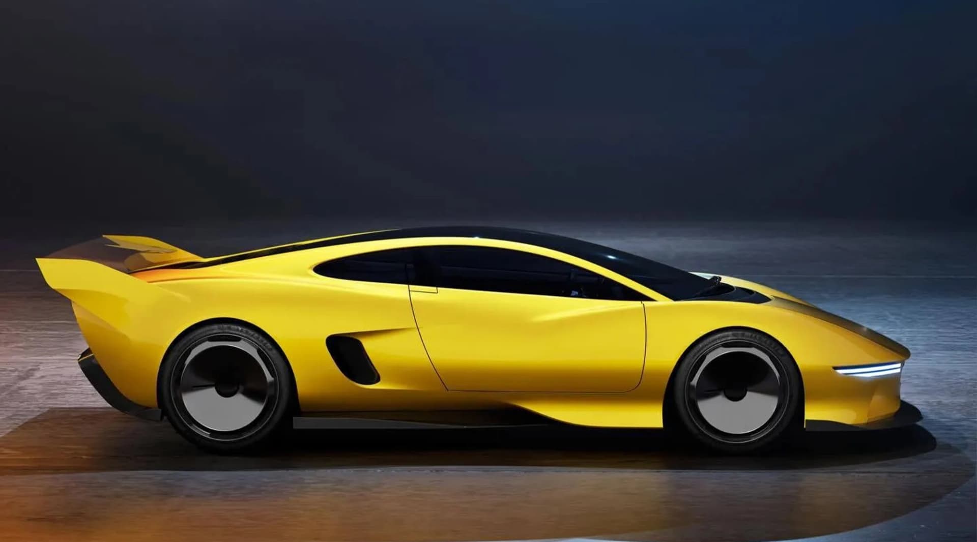 Callum's modern Jaguar XJ220 now has a wild GT1 racer version, and a catch