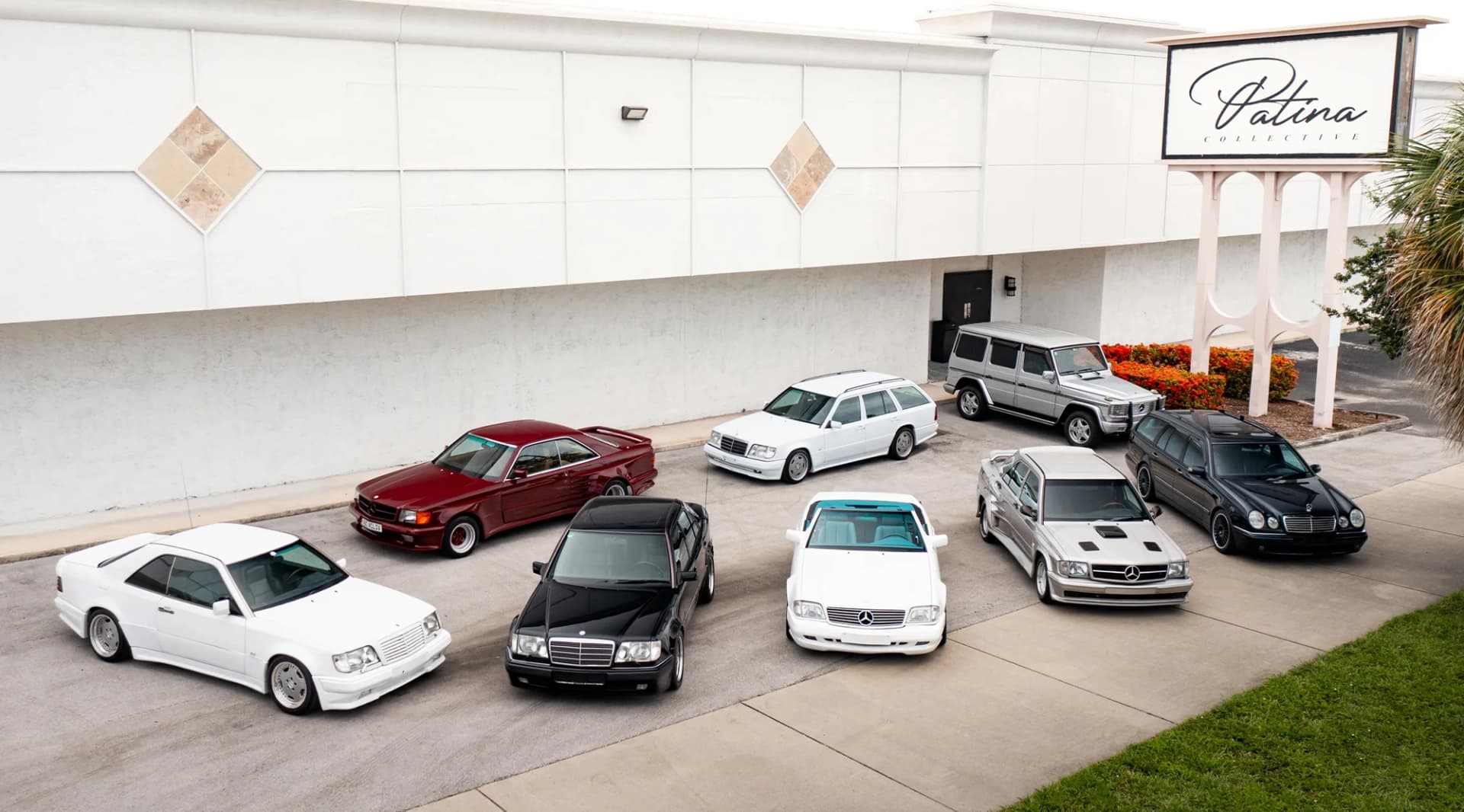A collection of 40 gloriously mad Mercedes youngtimers is going under the hammer, all without reserve