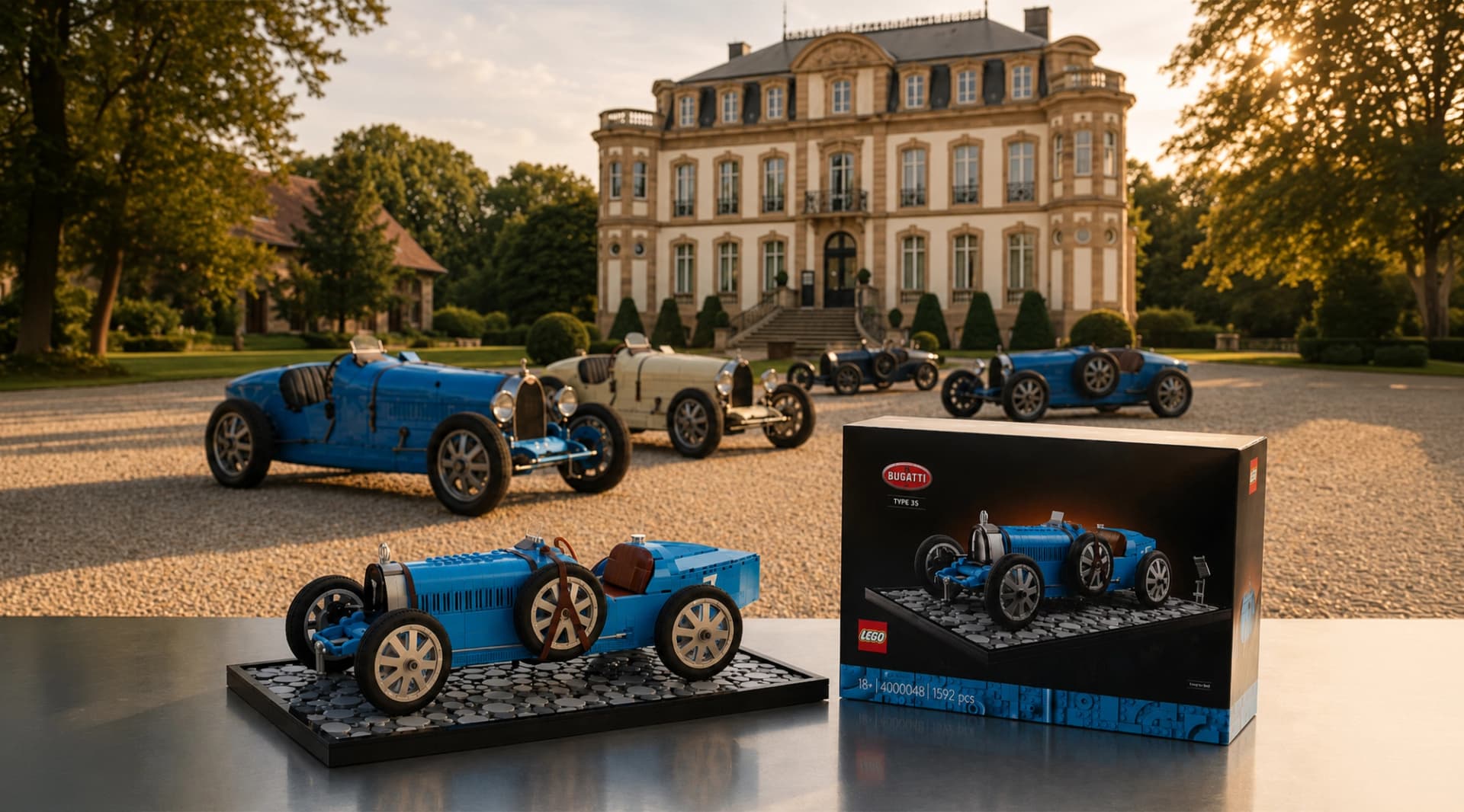 LEGO built a Bugatti Type 35 in bricks, then made it almost impossible to own