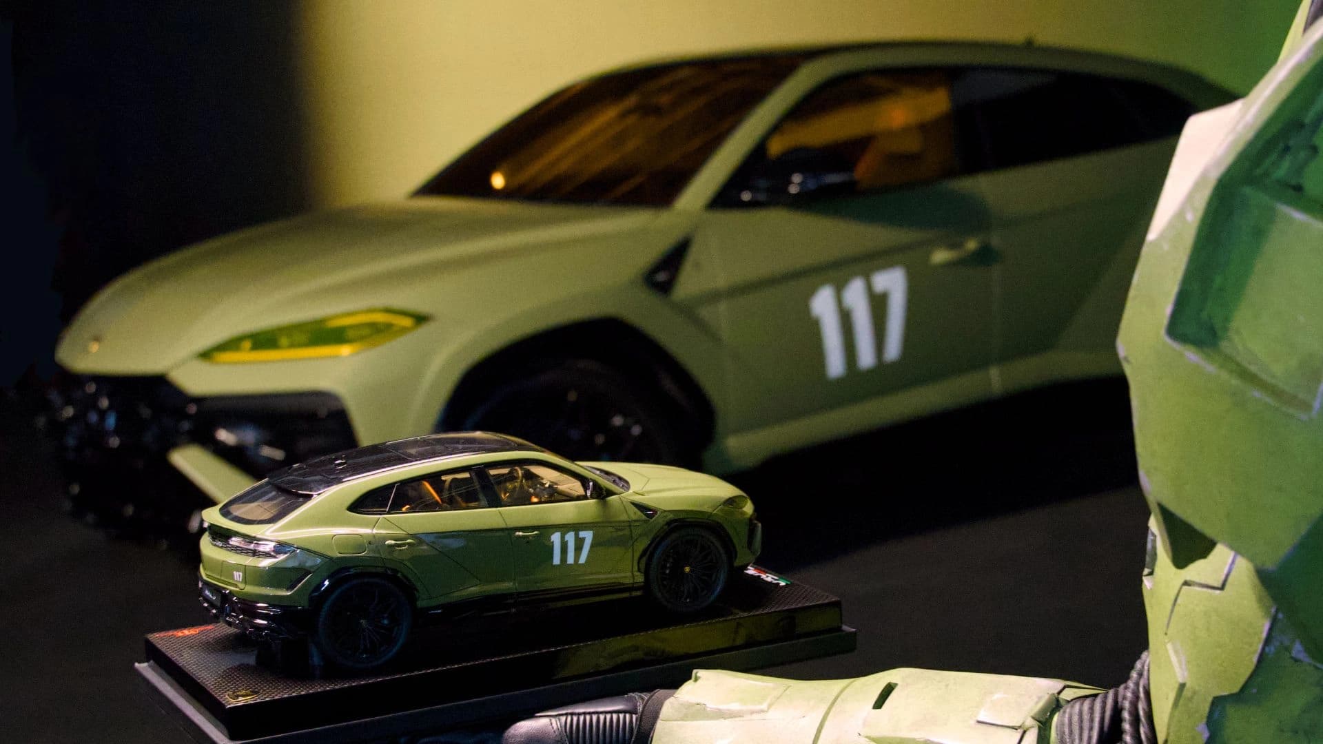 Lamborghini turned a Urus into Master Chief, but you can only win the model of it