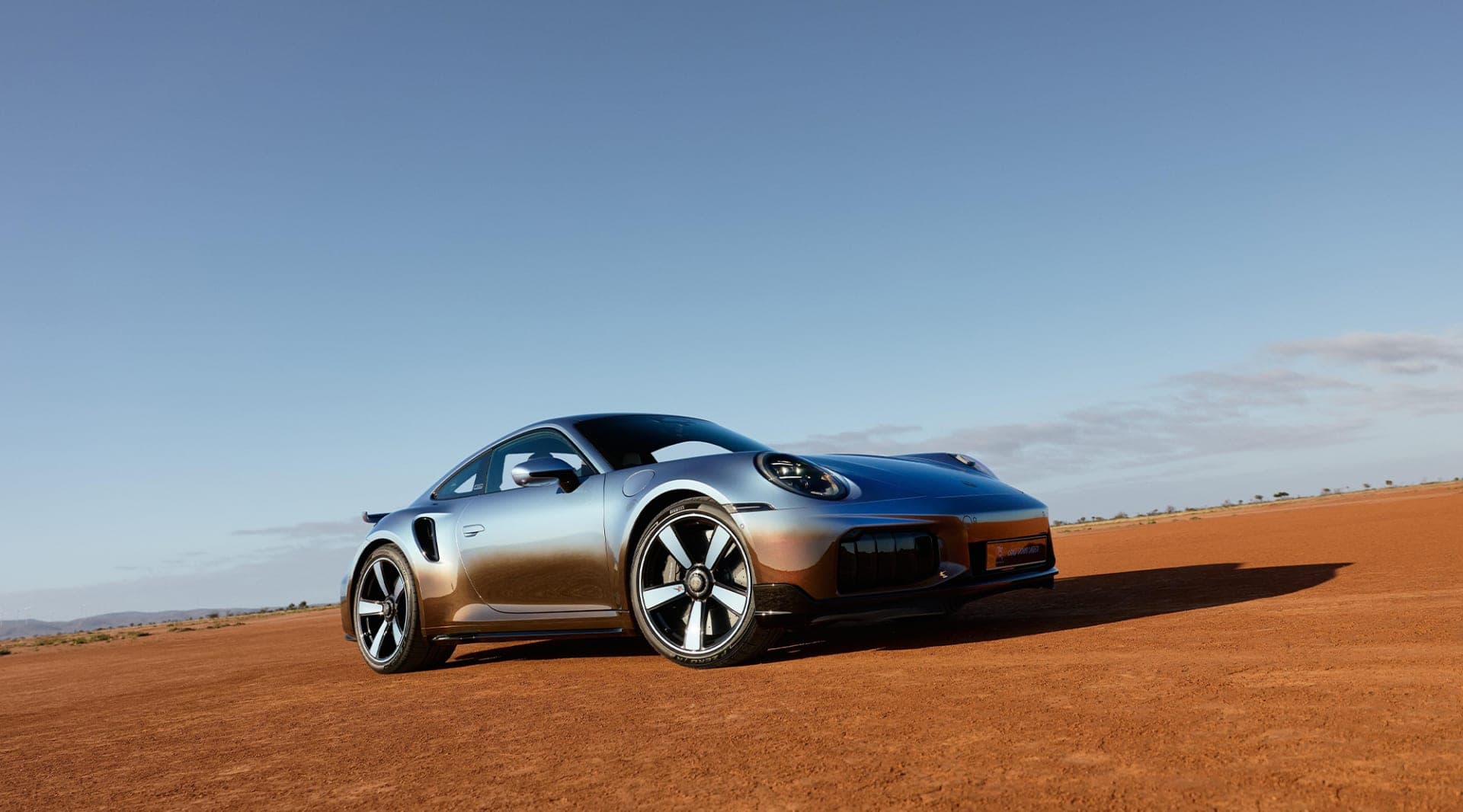 This one-off Porsche 911 Turbo S says "see ya later mate" when you floor it