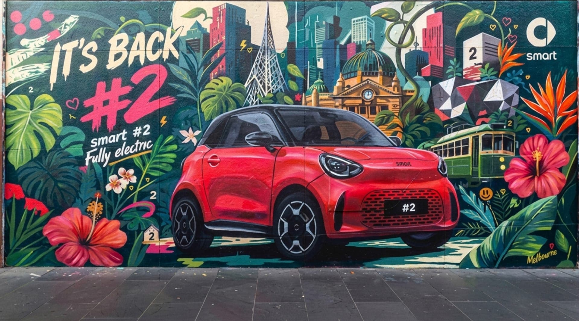 Smart teased its new #2 with murals, then a Chinese filing gave away the rest