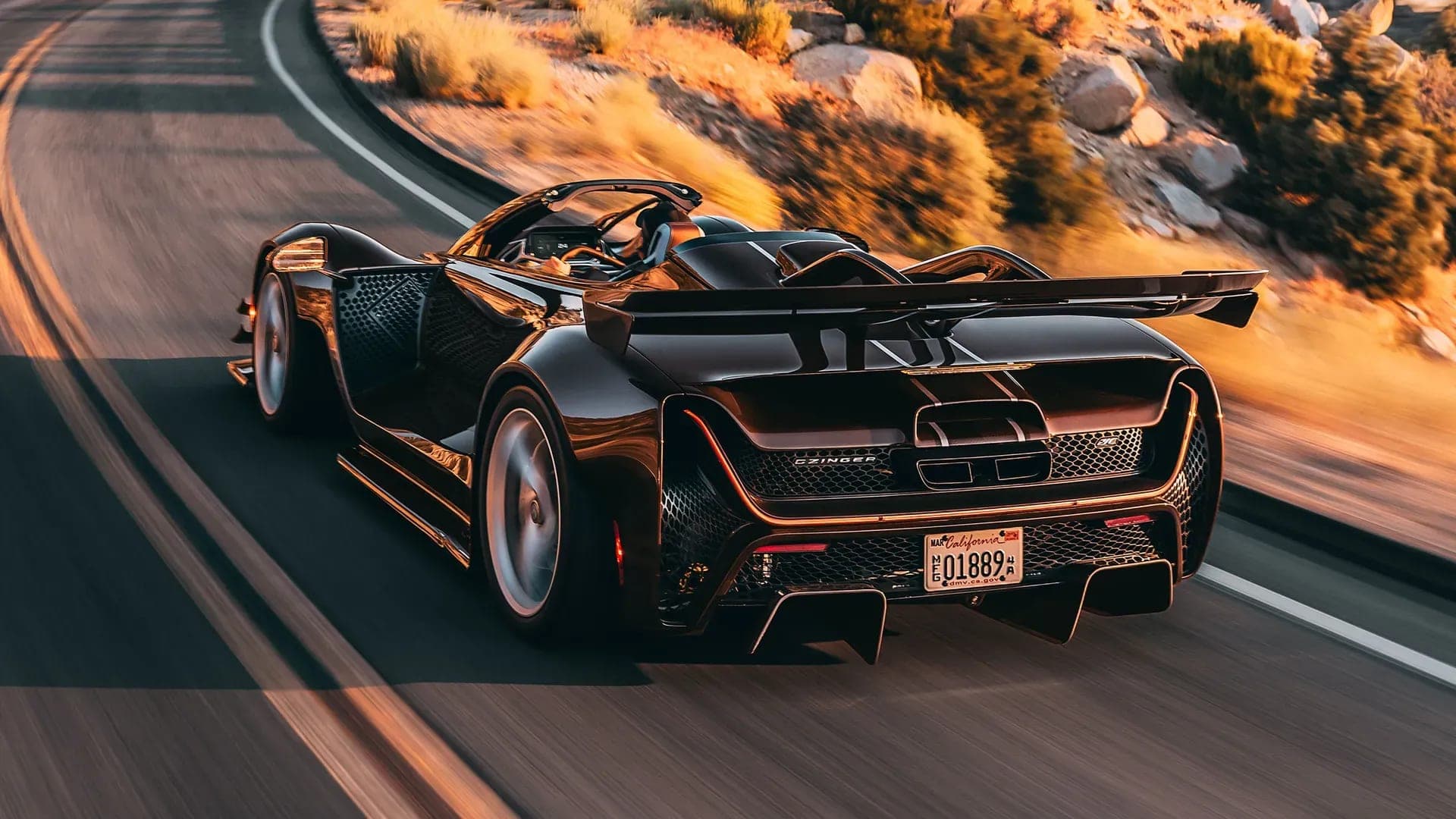 At a Monterey full of nostalgia, the Czinger 21C Spyder arrived from the future