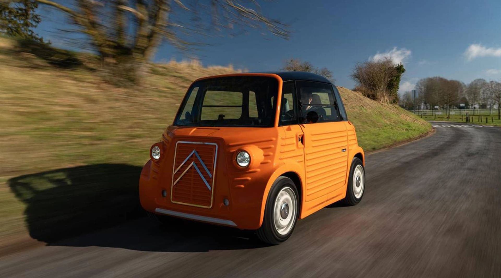 Did you know you can dress the tiny Citroen Ami as a shrunken 1950s van?