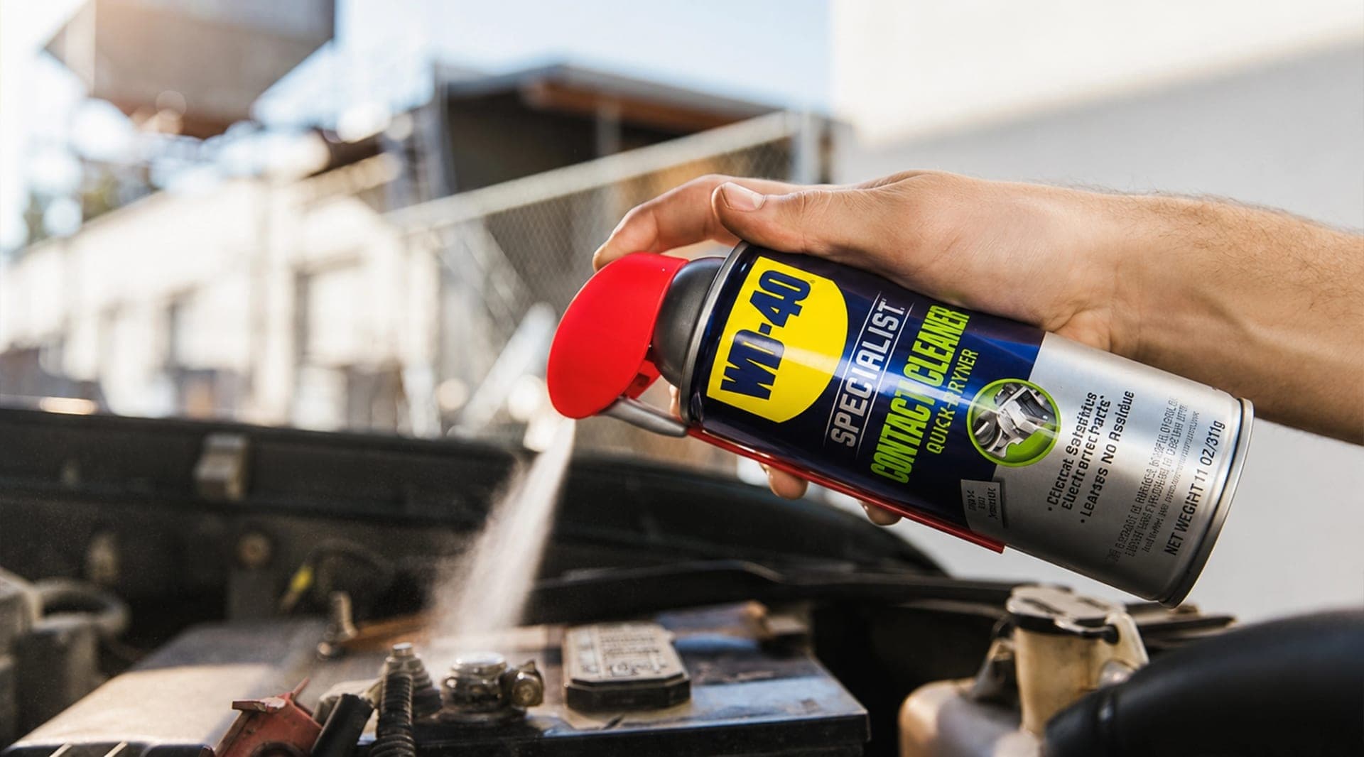 WD-40 is not a lubricant, and your car has five places that prove it