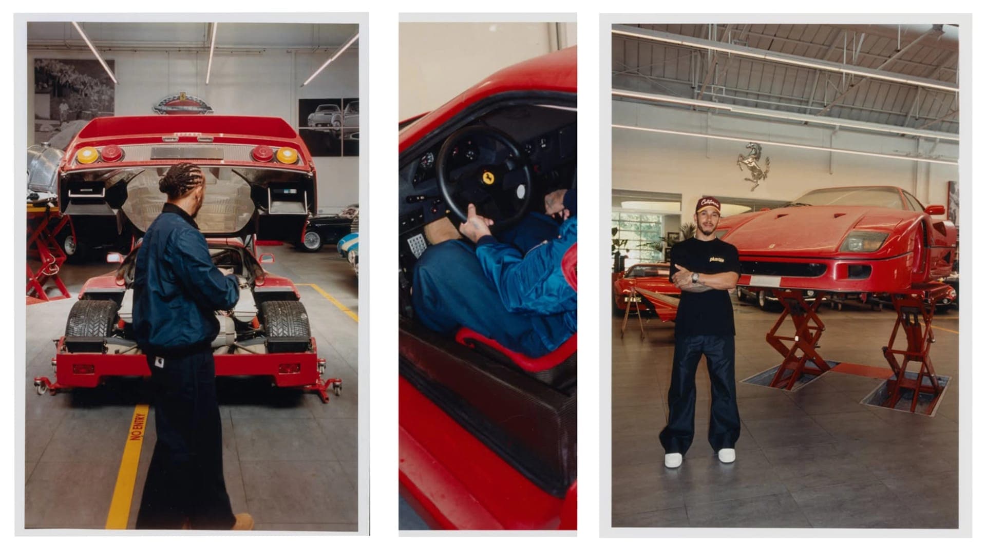 Hamilton sold every car he owned, then bought a dusty Ferrari F40
