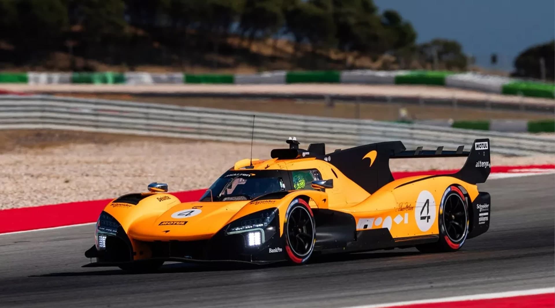Lando Norris tests McLaren's Le Mans car the morning after Madrid
