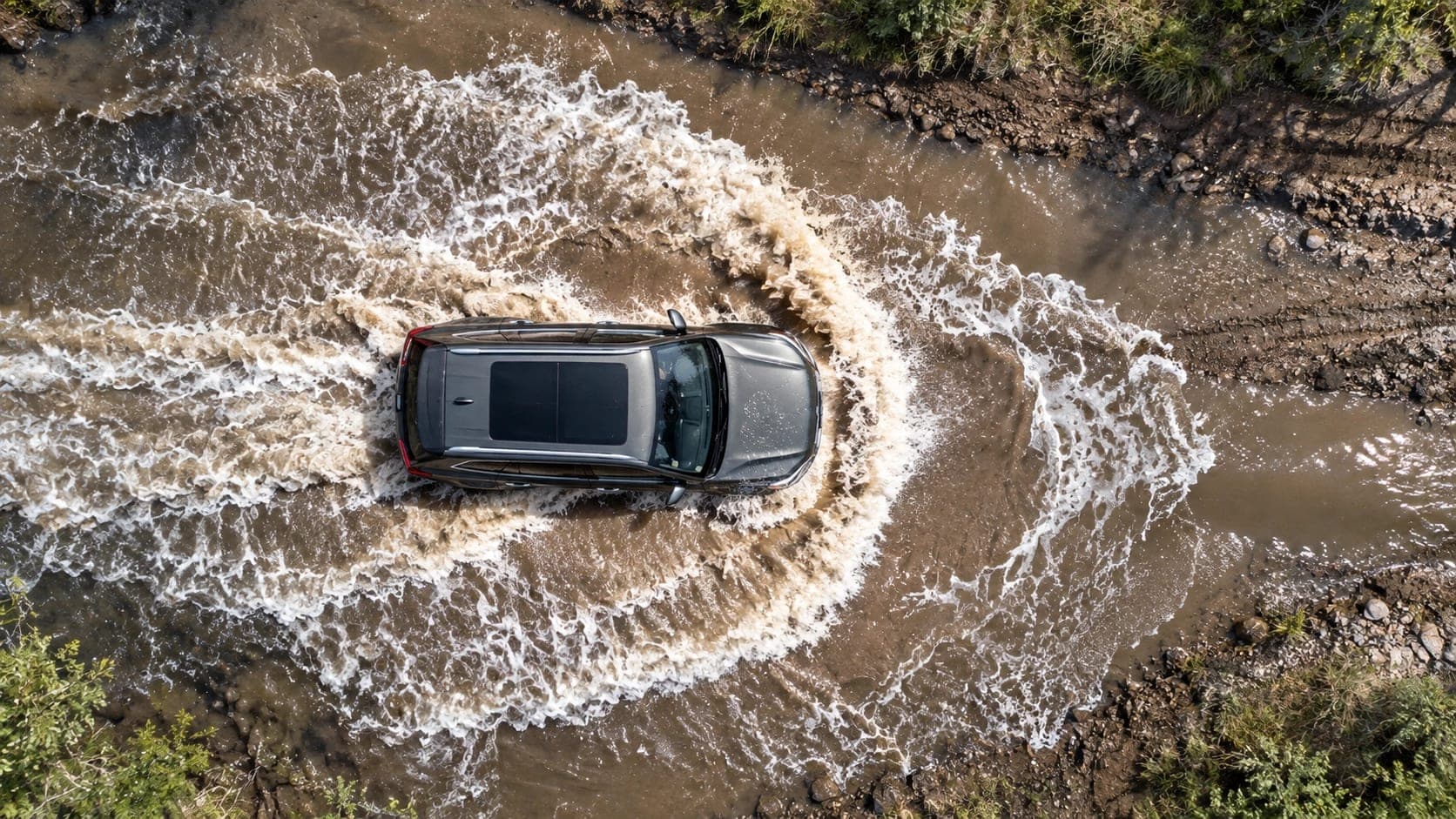 Hoe diep is te diep om met je auto door water te rijden?