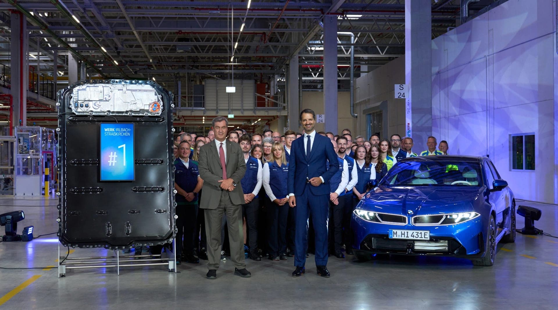 BMW opens its Bavarian battery plant 30 months after breaking ground