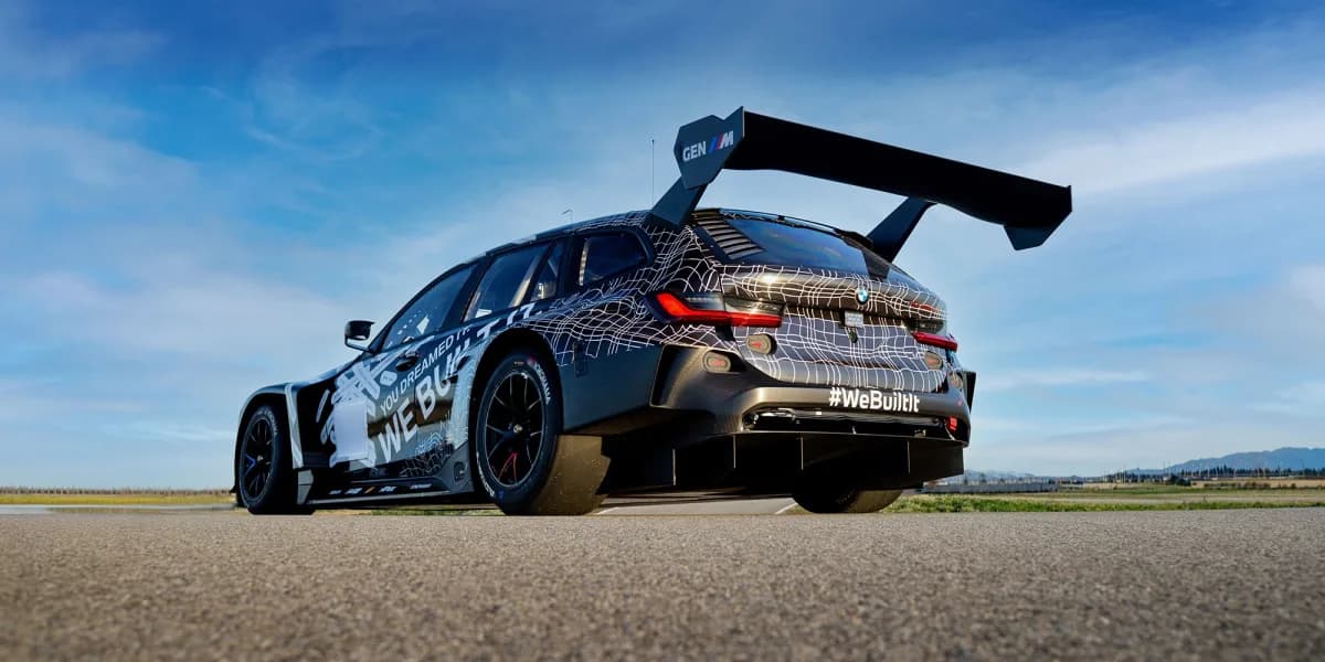 BMW M3 Touring GT3 24H Racing at the Nurburgring Rear Wing
