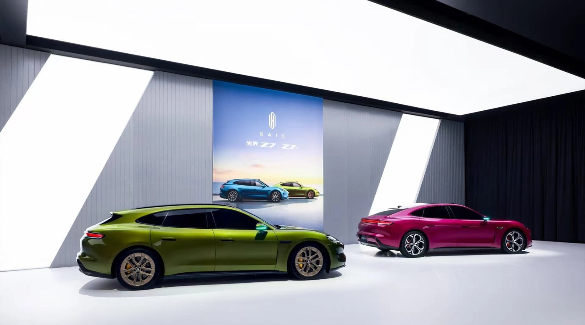 Porsche Taycan déjà vu? SAIC onthult de Z7 en de gelijkenis is moeilijk te negeren