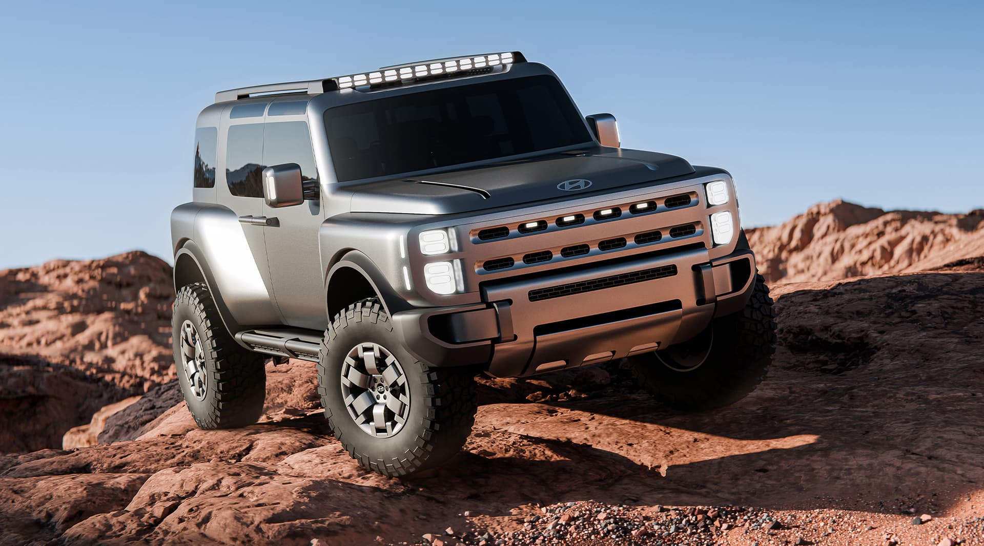Hyundai Boulder Concept: even Hyundai dreams of building a Defender rival