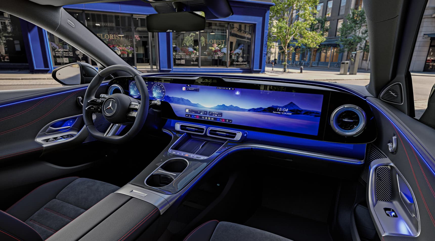 The new electric C-Class interior: Mercedes just turned its bestseller into a rolling sanctuary