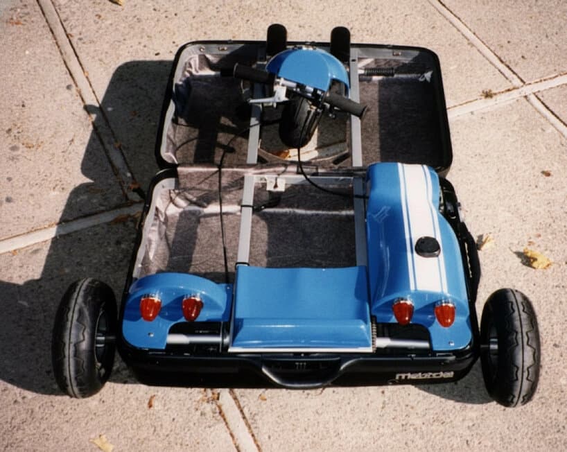 Did you know Mazda once built a “car” that fit inside a suitcase?