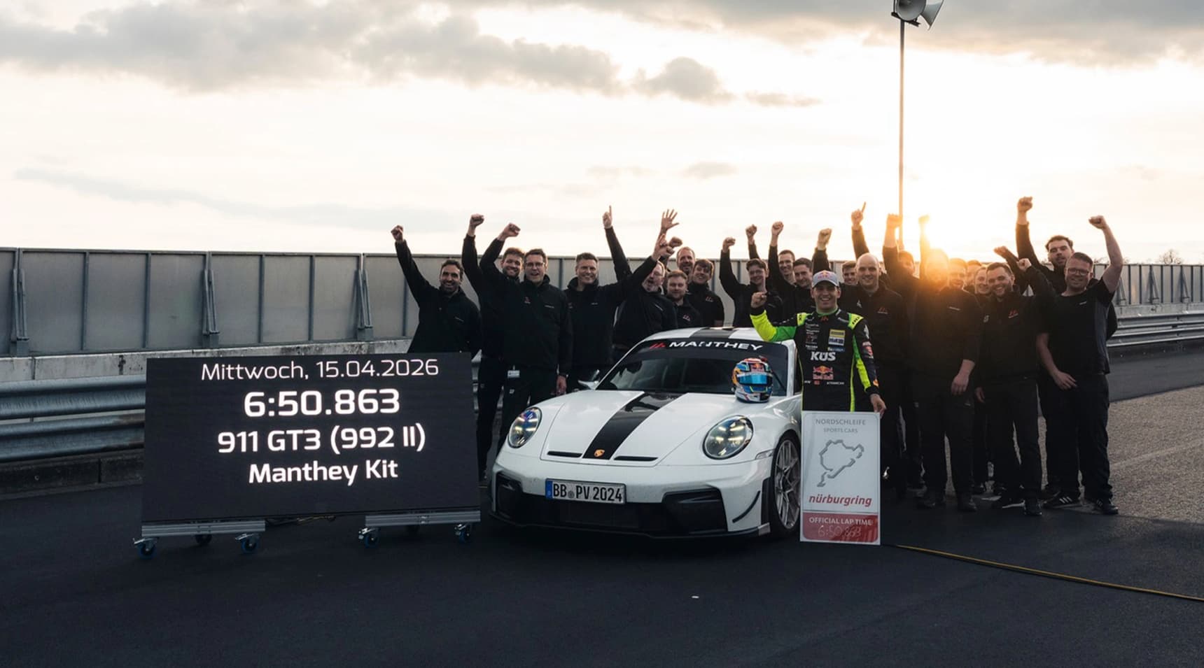 Porsche 911 GT3 Manthey (992.2) breaks the Nürburgring barrier again and it’s not even close