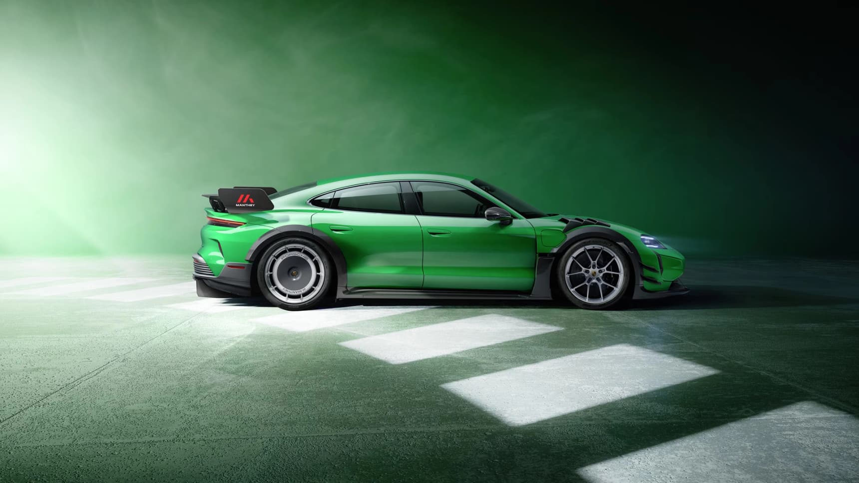 Porsche Taycan Turbo GT Manthey Kit sets a 6:55 Nürburgring record