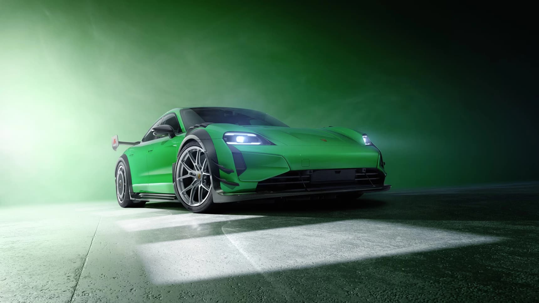 Porsche Taycan Turbo GT Manthey Kit sets a 6:55 Nürburgring record