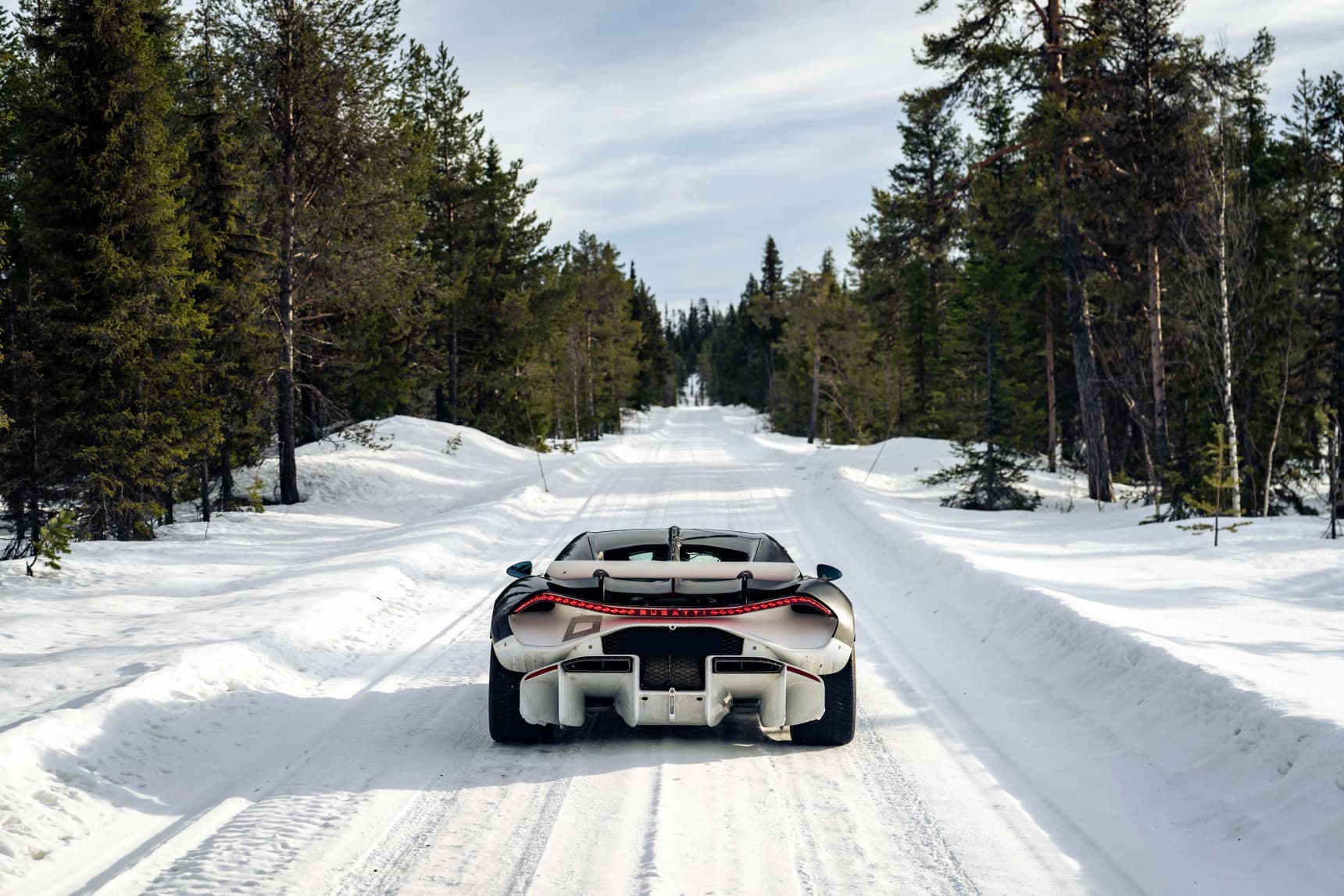 Bugatti Tourbillon undergoes extreme winter testing in Sweden