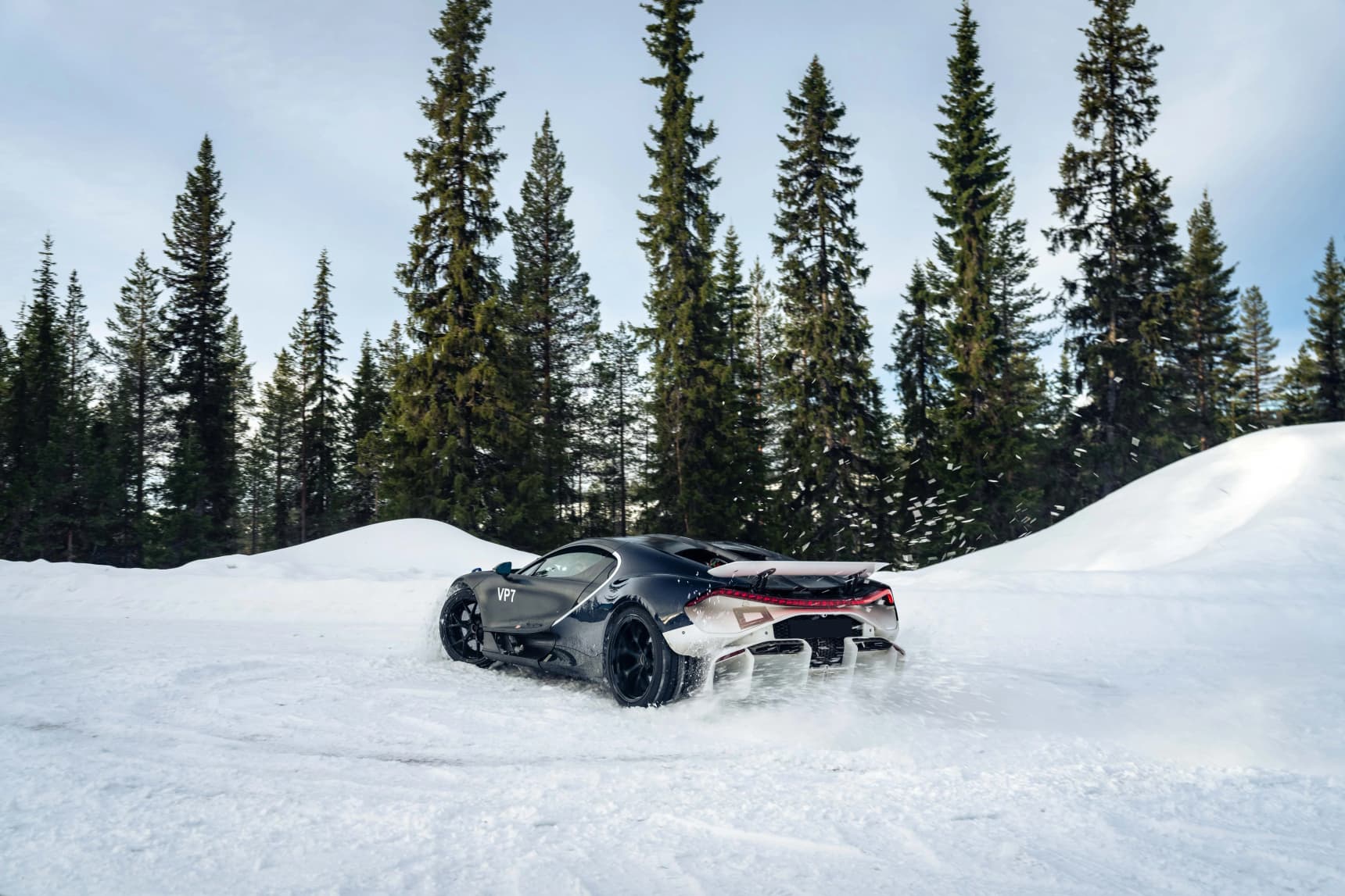 Bugatti Tourbillon undergoes extreme winter testing in Sweden