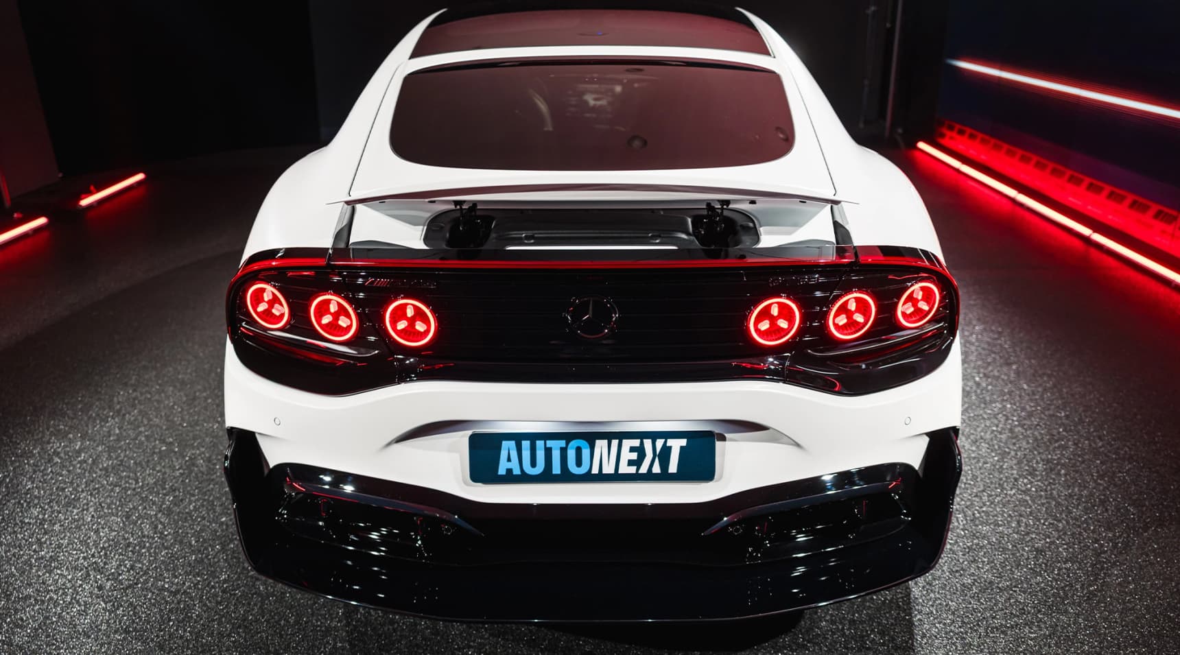 2026 Mercedes-AMG GT 4-Door Coupé white rear