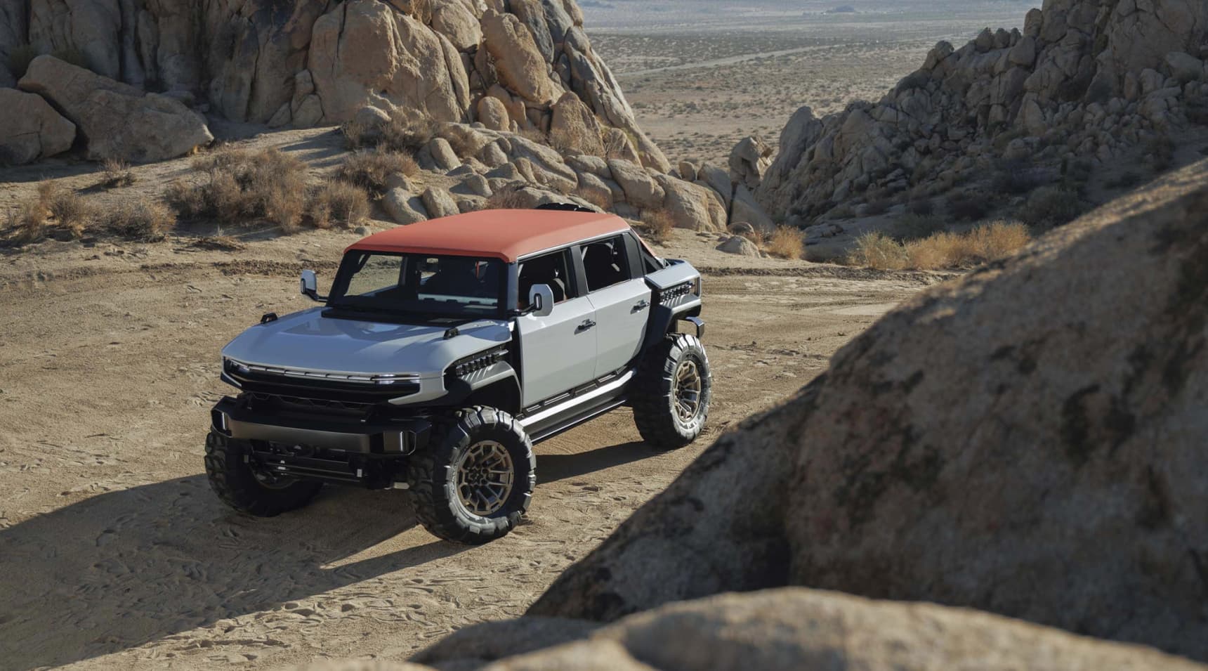 GMC Hummer X concepts preview smaller electric off-road EVs