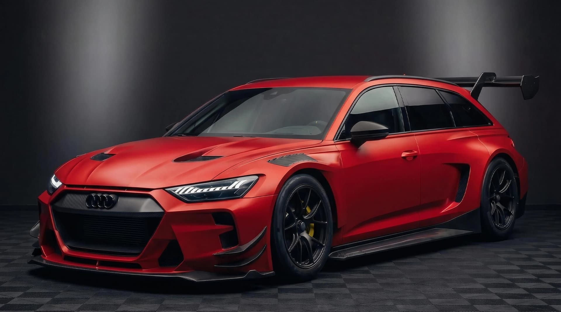 Audi RS6 Ferrari V12 GT3, the craziest RS6 build on the internet has begun