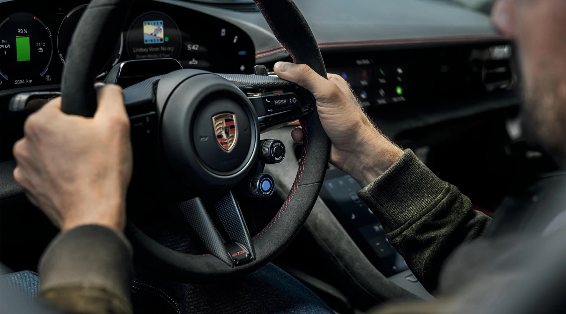 Porsche adds eight virtual gears and paddle shifters to the Taycan