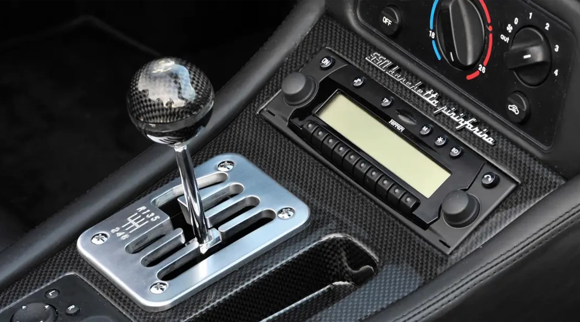 Ferrari has patented a gated manual shifter that controls an automatic gearbox
