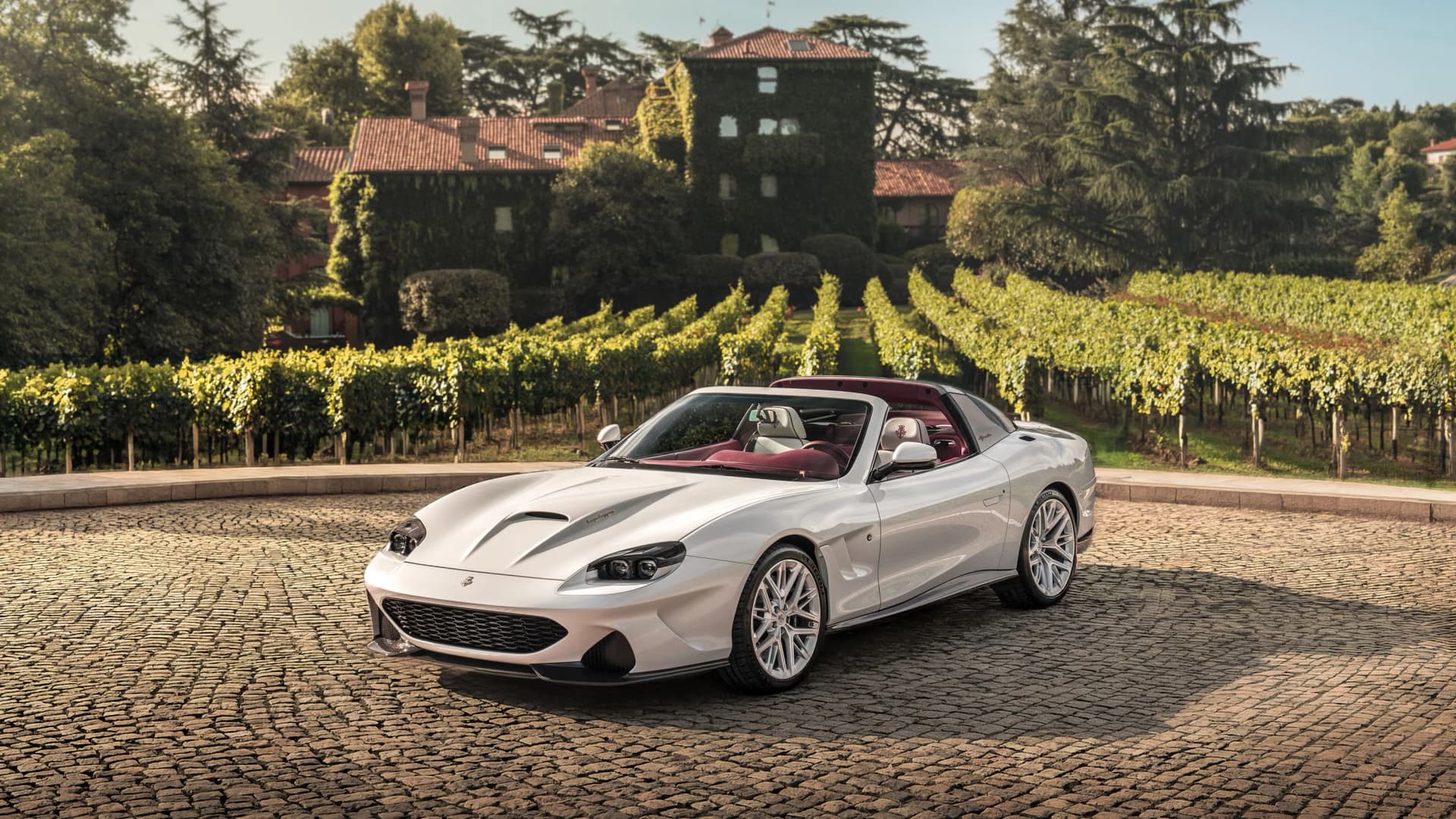Touring Superleggera's stunning Ferrari 550 restomod has lost its roof