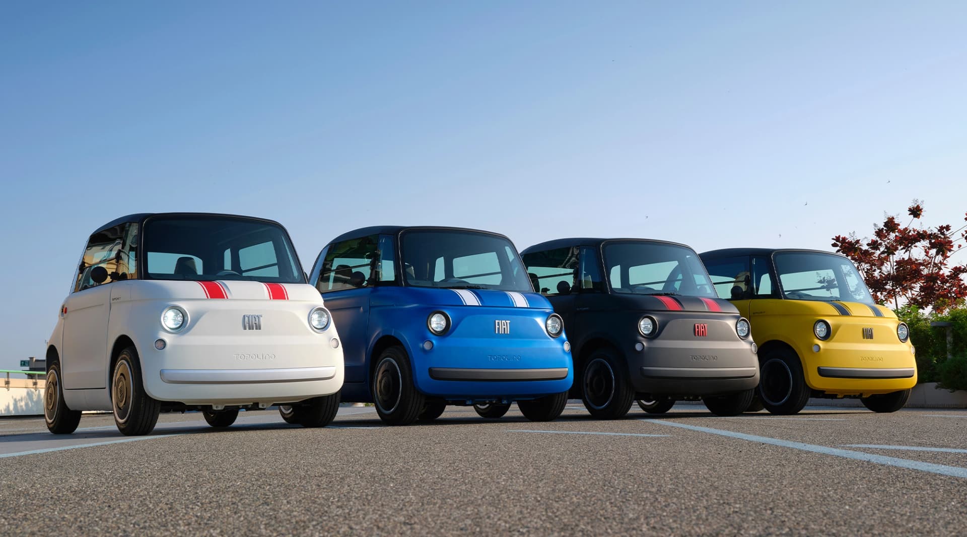 The Fiat Topolino Sport is the cheeriest little EV you'll see all year
