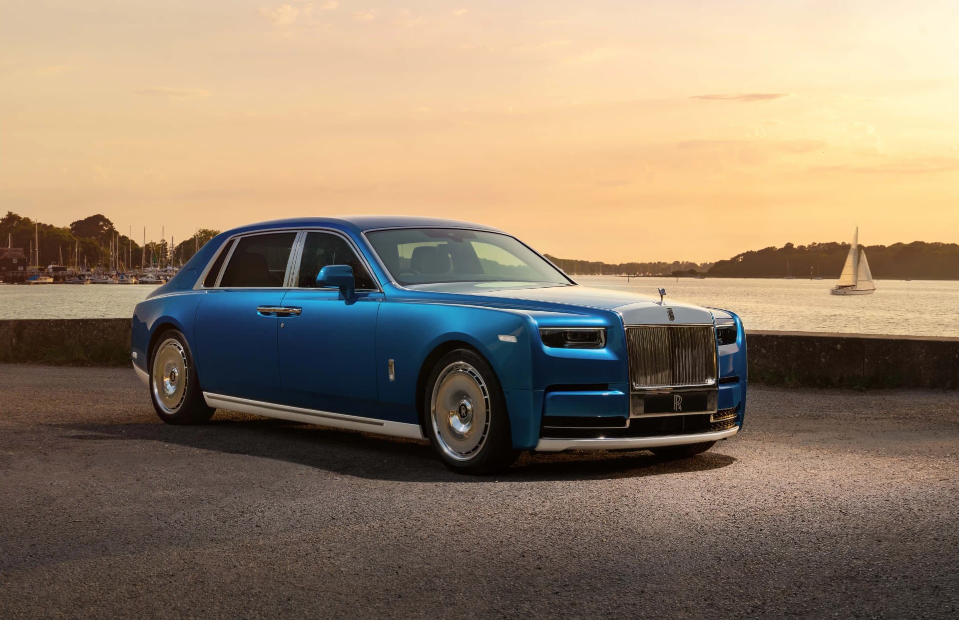 Rolls-Royce built a one-off Phantom that's basically a yacht for the road