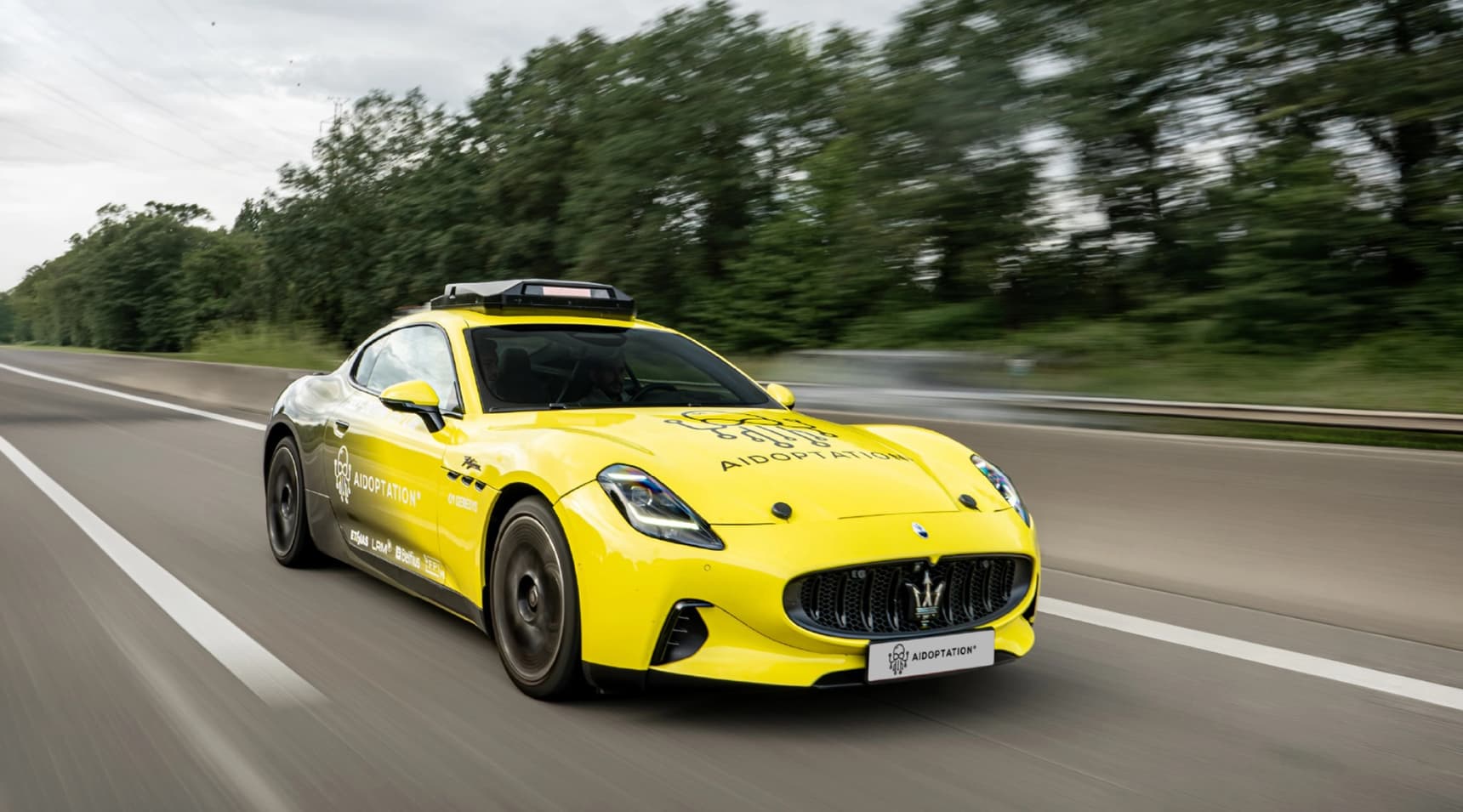A small Belgian firm is testing a self-driving Maserati on the motorway, and it's a European first