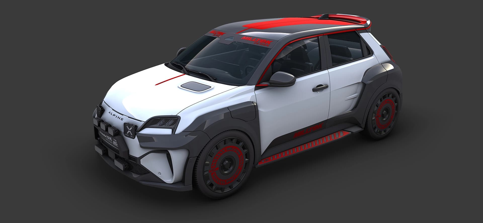 Milltek's widebody kit makes the Alpine A290 look like a mini Renault 5 Turbo