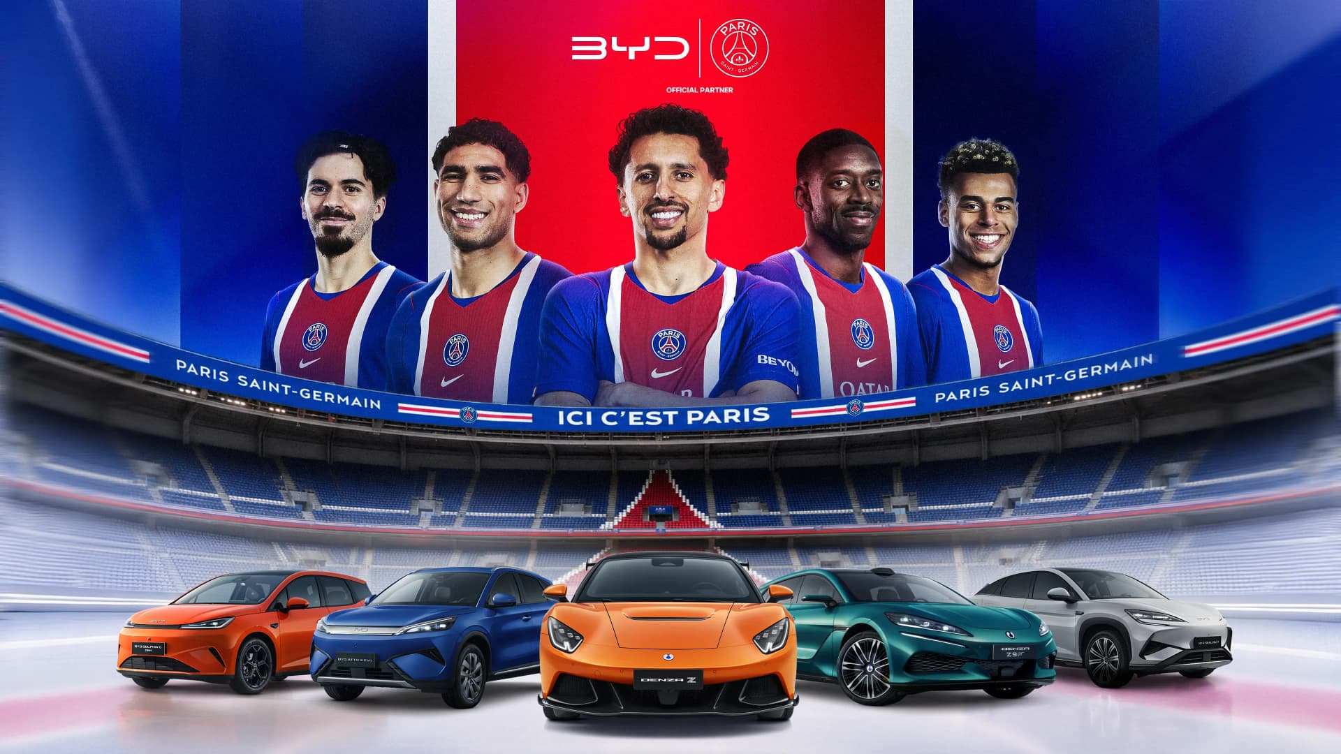 BYD is now Paris Saint-Germain's car partner, and it says a lot about its European ambitions