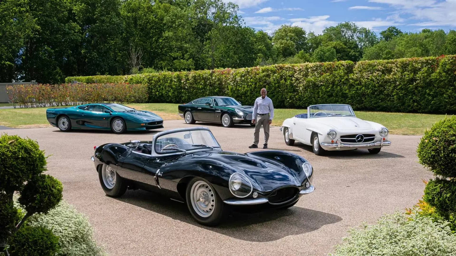 Lewis Hamilton's father is auctioning his entire 27-car collection, and it's wonderfully British