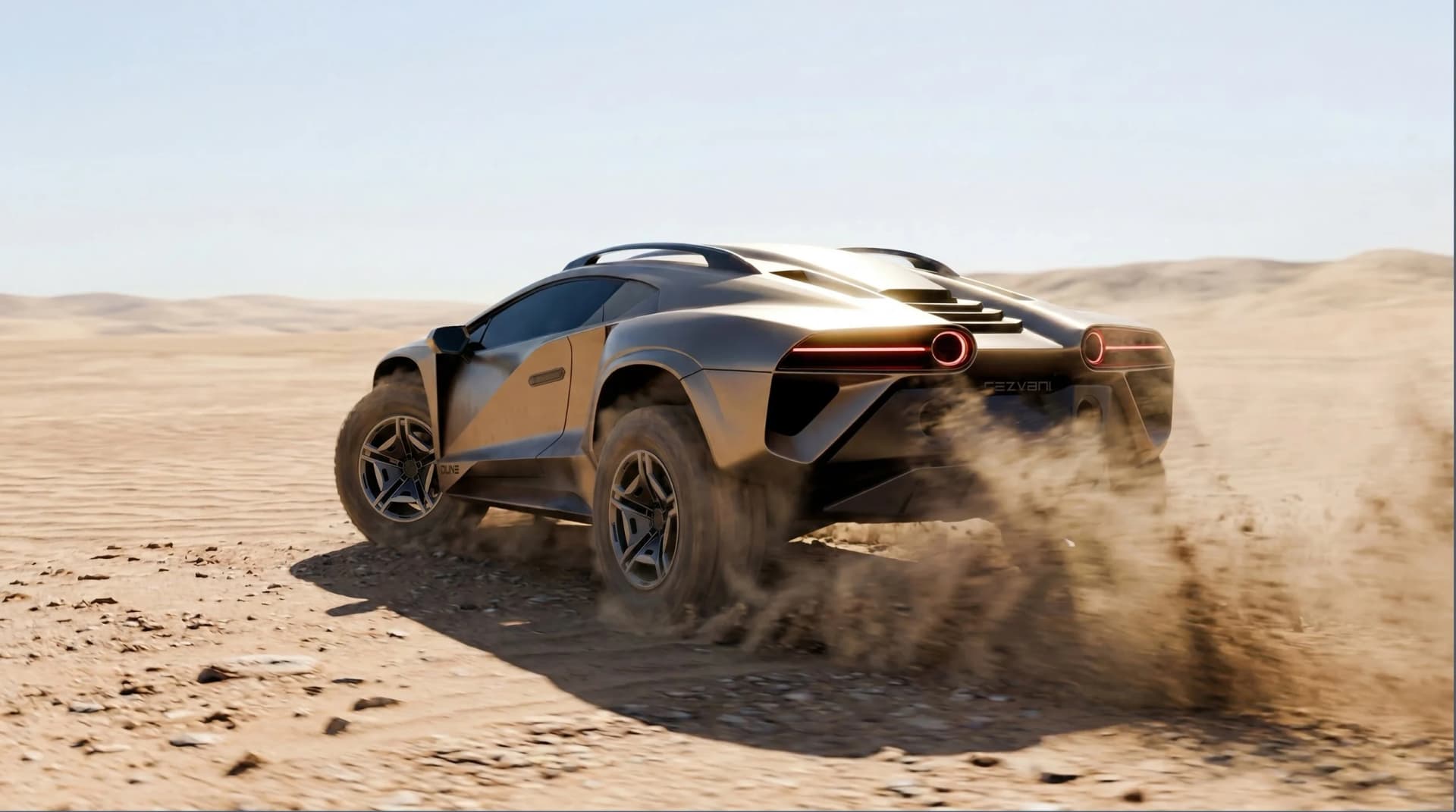 Rezvani took a Huracan, lifted it 11 centimetres and added a supercharger