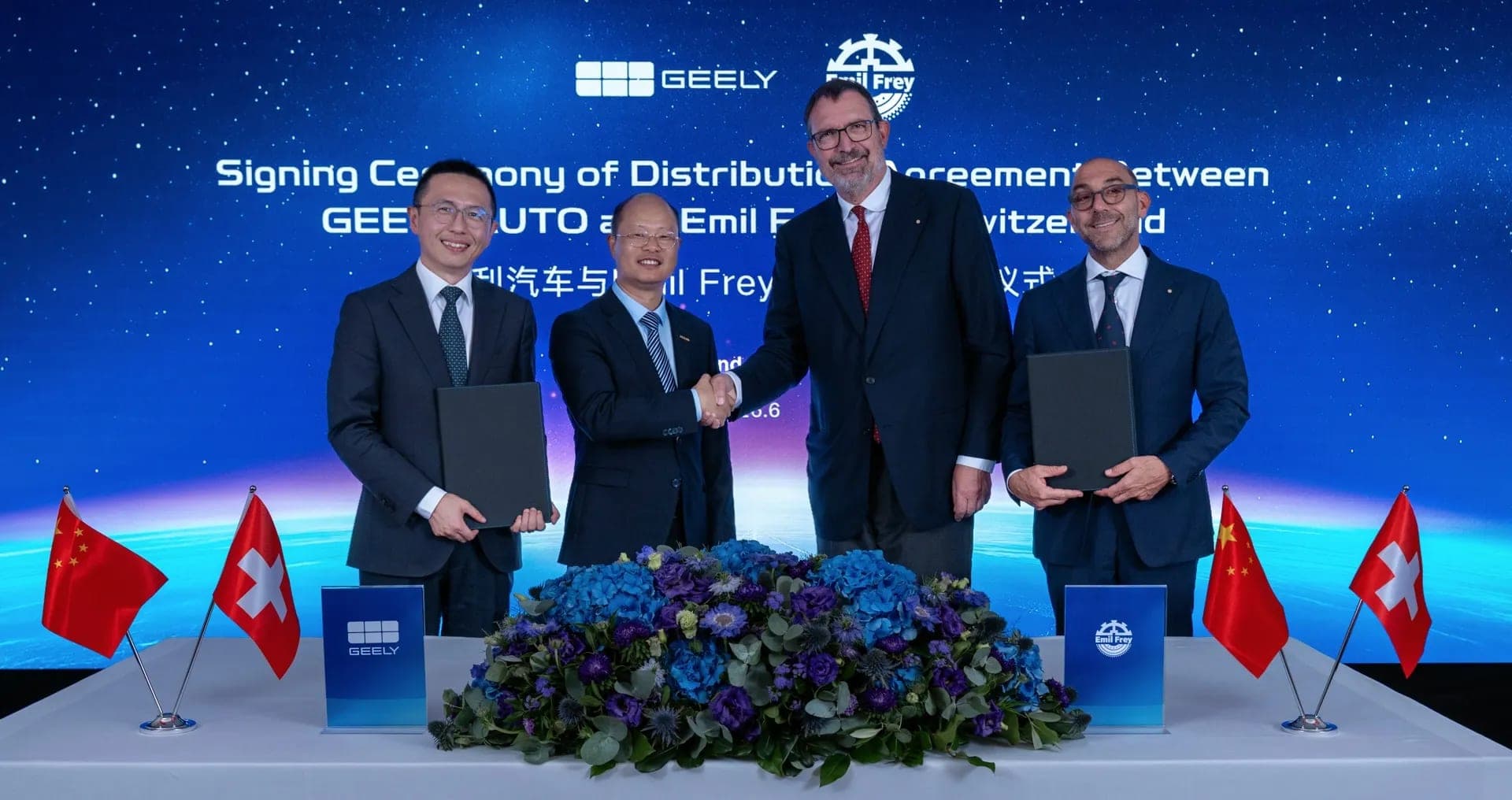 Geely is entering Europe through the side door, and Emil Frey is holding it open