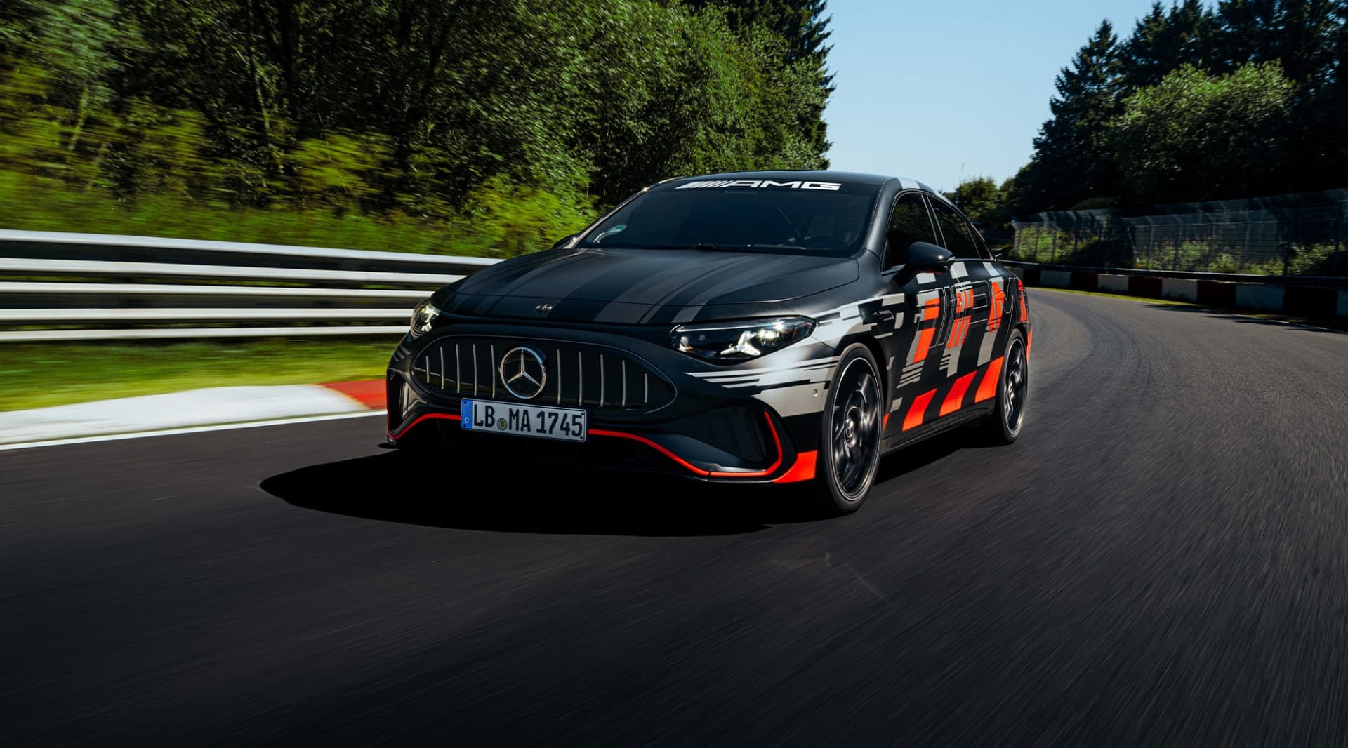 The new electric CLA 45 just became the fastest four-door coupé ever around the Nürburgring