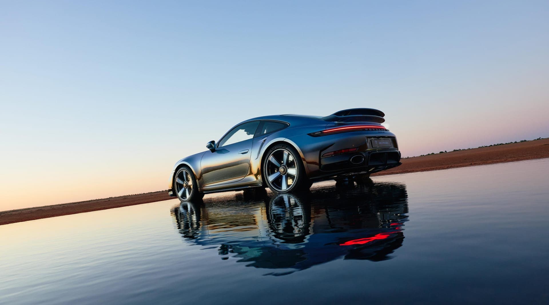 This one-off Porsche 911 Turbo S says "see ya later mate" when you floor it