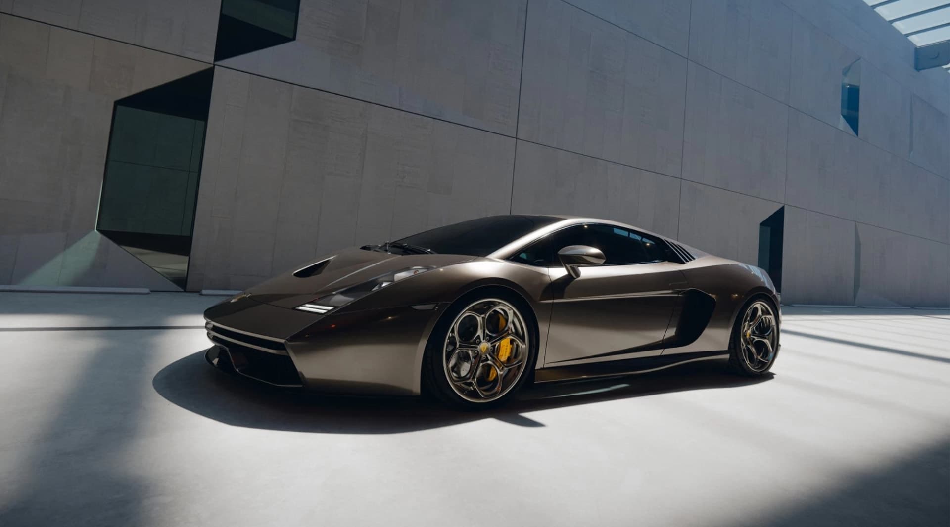 This bespoke Grigio Titanio Etna was built for a Texas race car driver