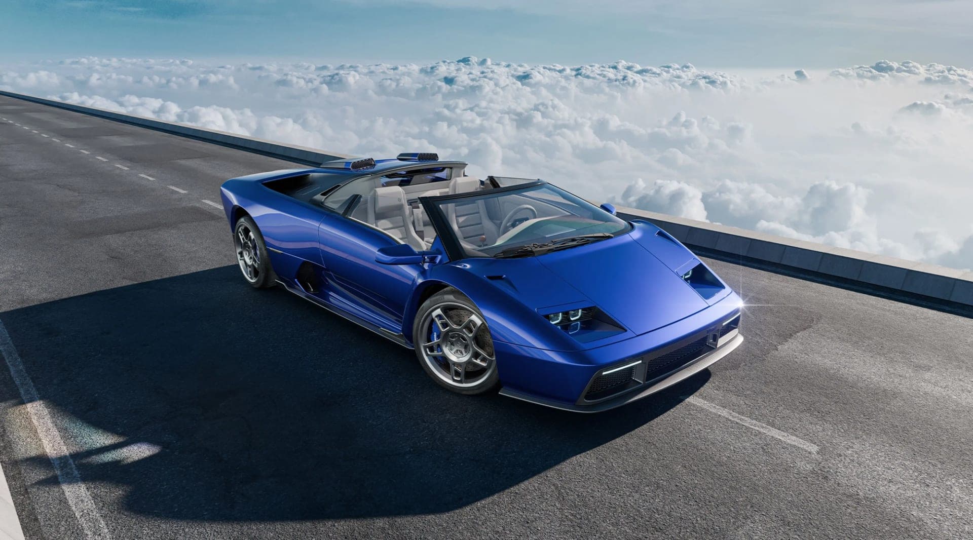 Eccentrica cut the roof off its Diablo restomod V12 Roadster