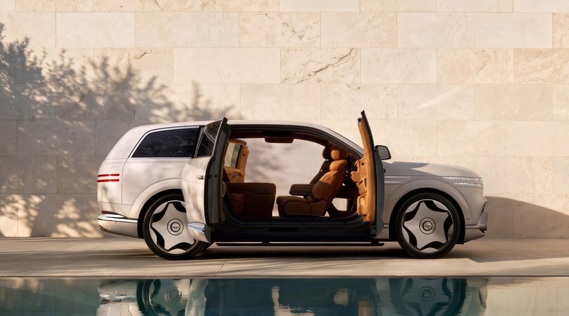 Genesis just built a Rolls-Royce rival with doors that open backwards and no B-pillar