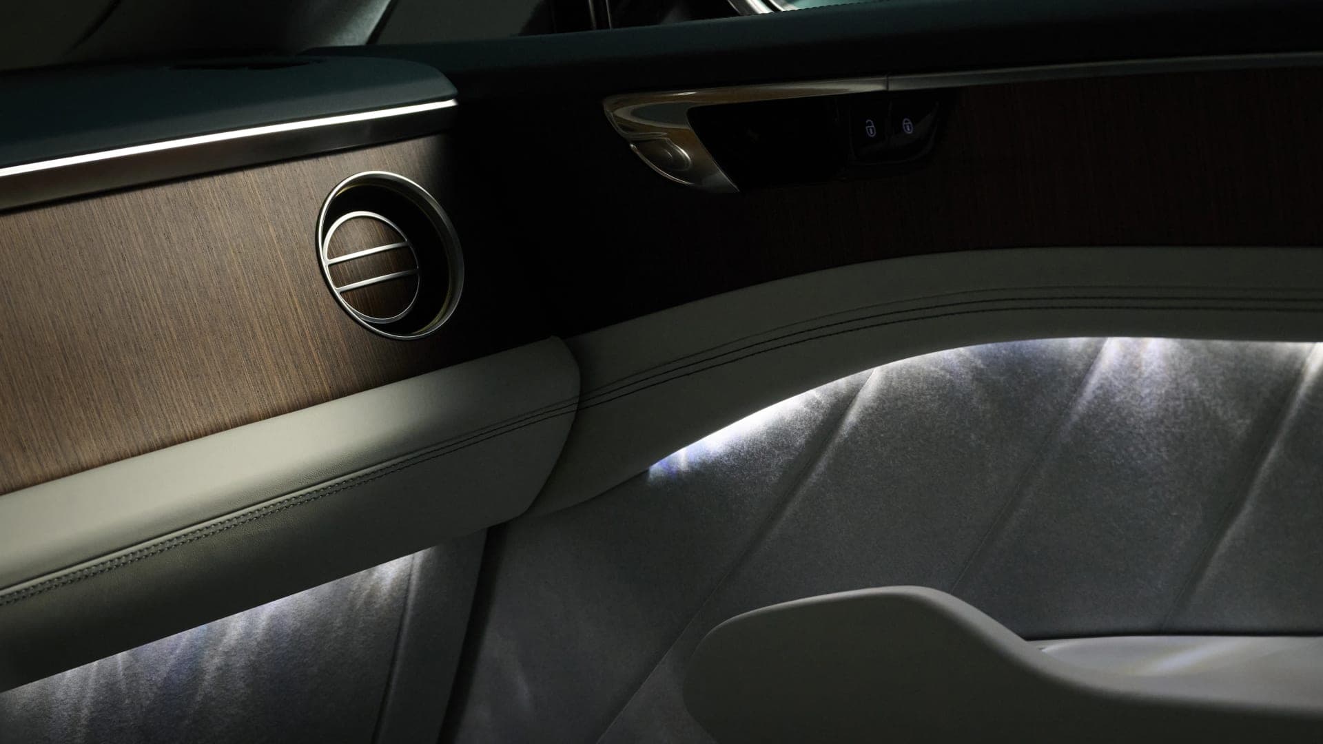 Bentley's first EV brings 100% Merino wool to the car cabin