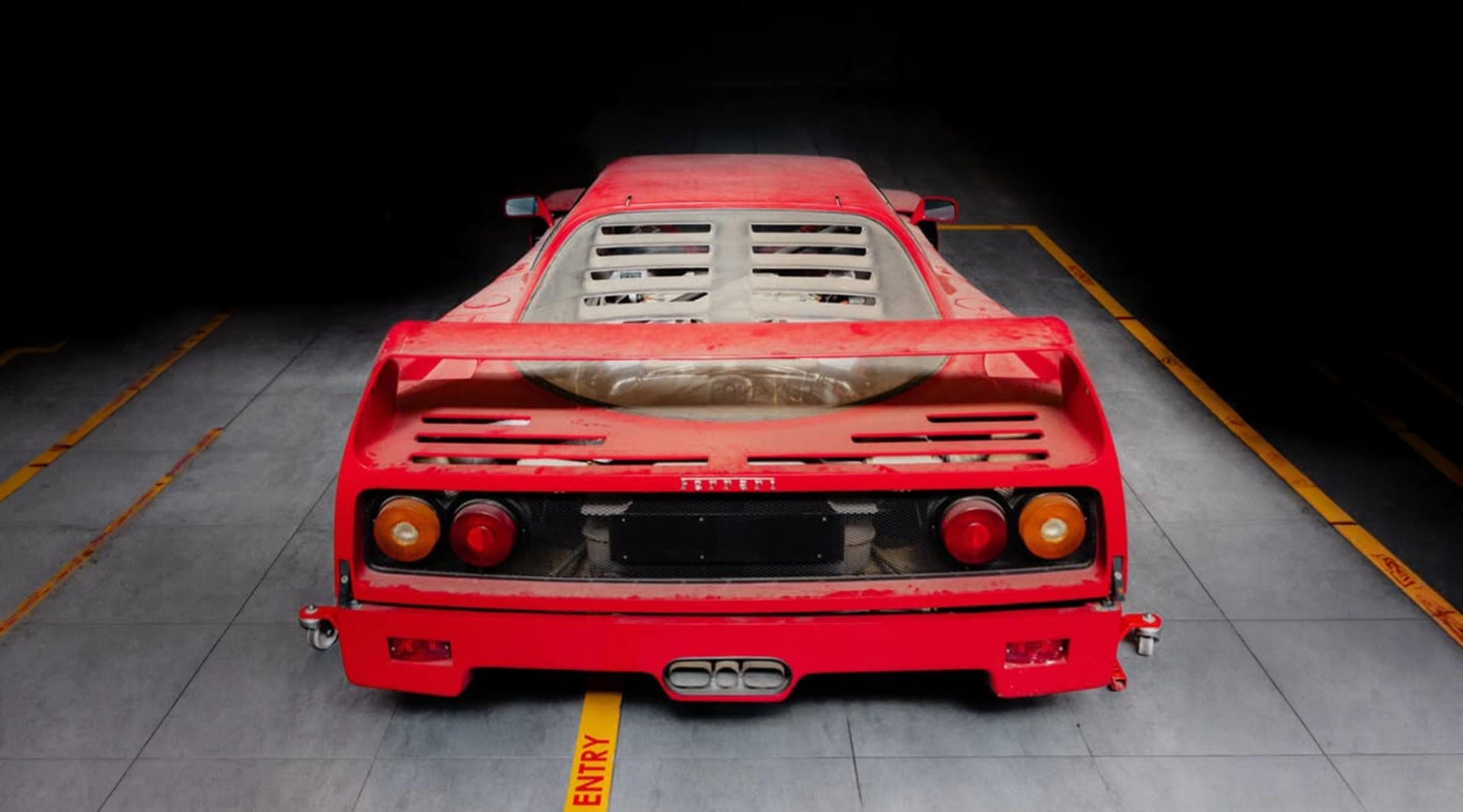 Hamilton sold every car he owned, then bought a dusty Ferrari F40
