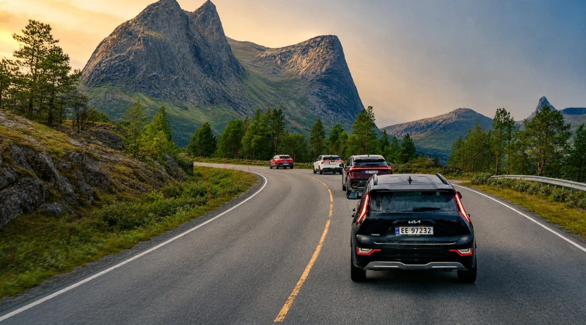 Norway's new cars are 98.7% electric. Its new vans are 44.9%