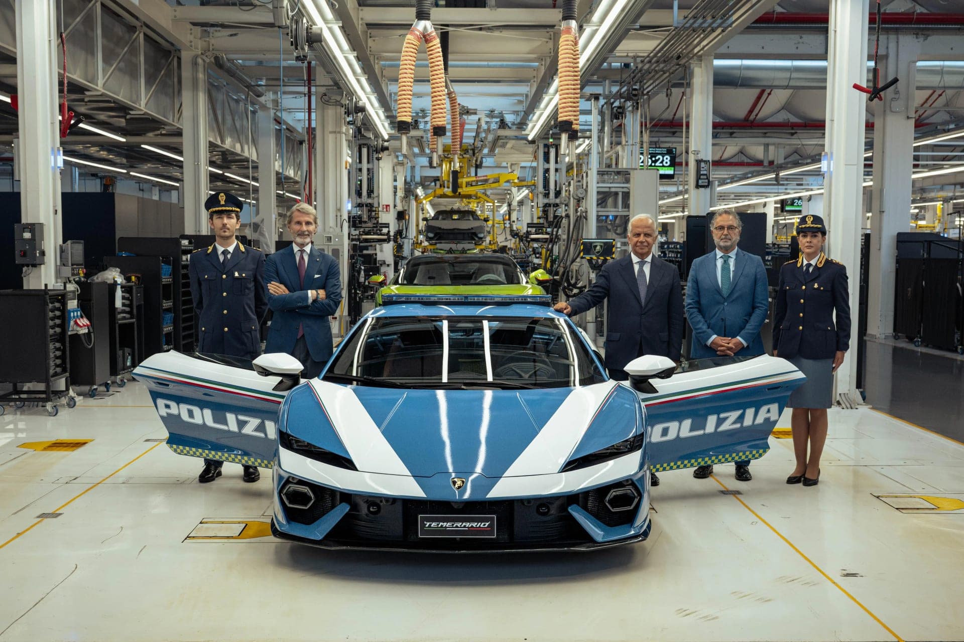 Lamborghini's new Temerario Polizia is really a 920 hp organ courier